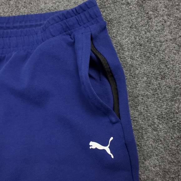 Puma BMW Motorsport Sweatpants Joggers Mens 2XL Fleece Drawstring Blue Red - Picture 8 of 12